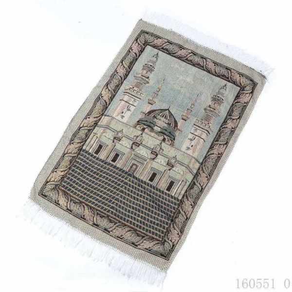 Compact Pocket Prayer Mat for Muslims – Ideal for Travel, Work, or Outdoors