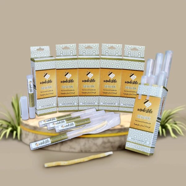 Premium Quality Miswak Sewek – Yellow Miswak Sticks