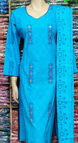 Elegant Ladies Indian Cotton Dress – Ethnic Style Meets Everyday Comfort