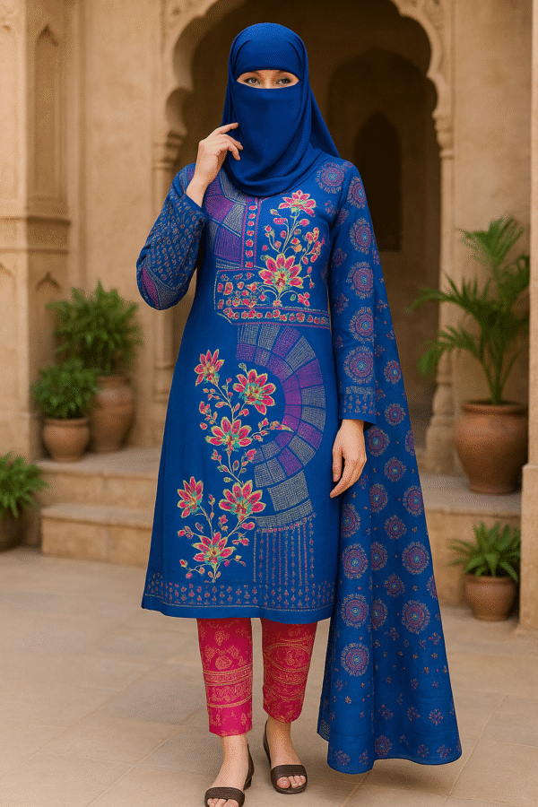 Elegant Ladies Indian Cotton Dress – Ethnic Style Meets Everyday Comfort
