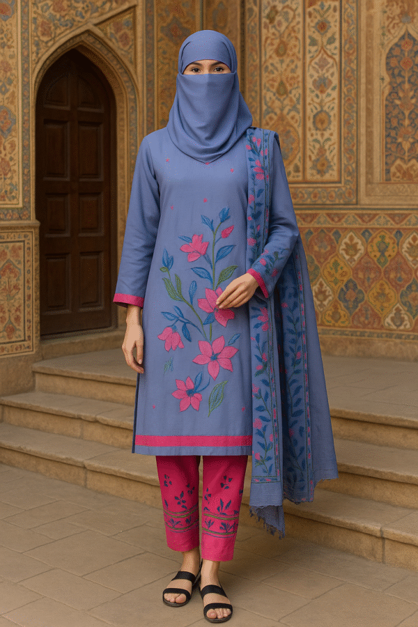 Elegant Ladies Indian Cotton Dress – Ethnic Style Meets Everyday Comfort