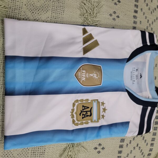 front 2026 Argentina Home Jersey FANS Version Size M-2XL