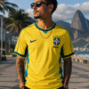 full picture 2026 Brazil Home Jersey FANS Version Size M-2XL
