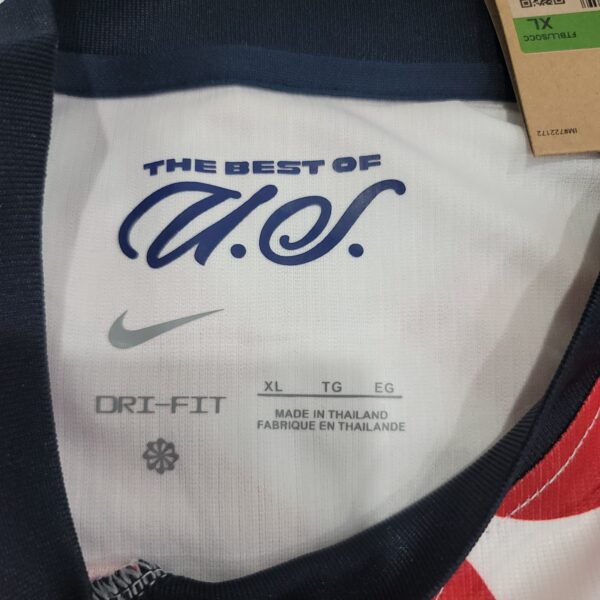 size 2026 USA Home Jersey FANS Version Size M-2XL