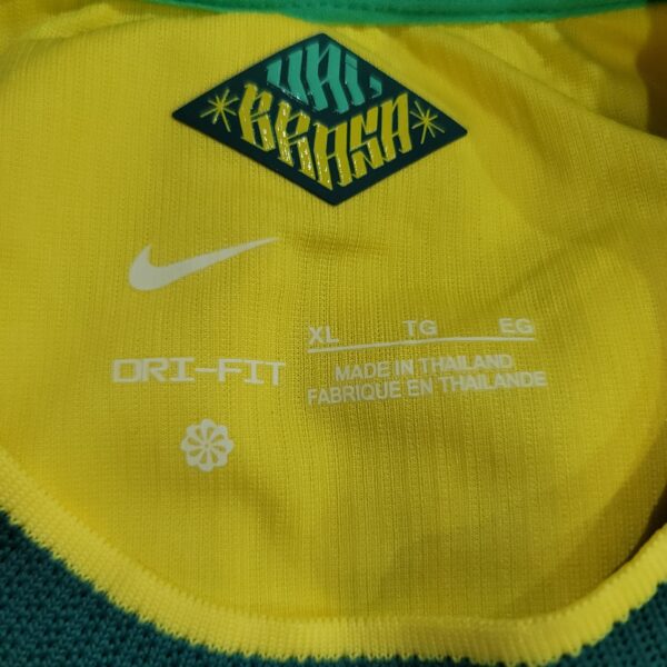 size XL 2026 Brazil Home Jersey FANS Version Size M-2XL